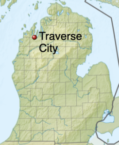 map of traverse city, michigan