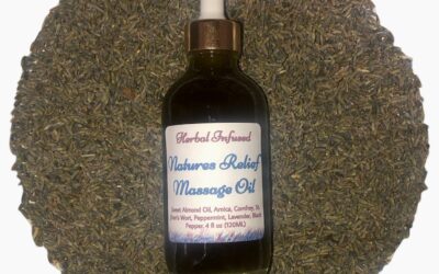 Herbal-Infused Massage Oil for Pain Relief